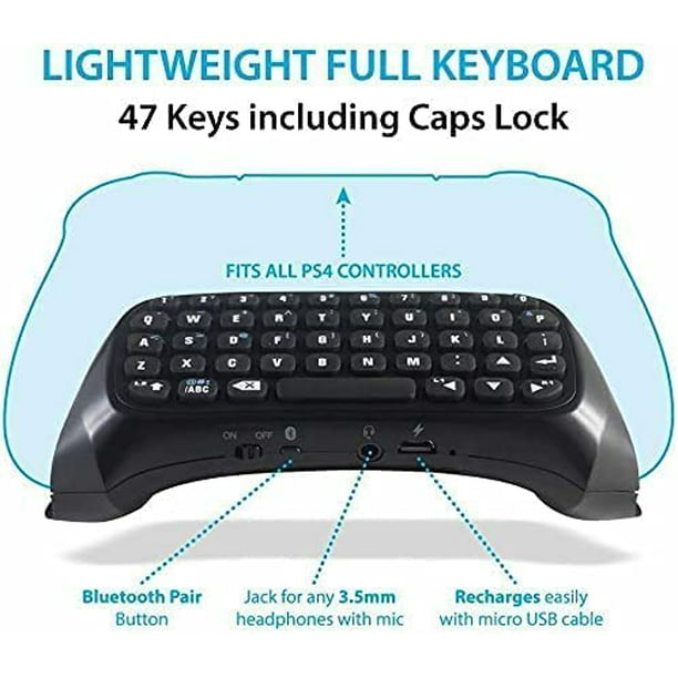 Bolt Axtion Wireless Chatpad for PS4 Controller