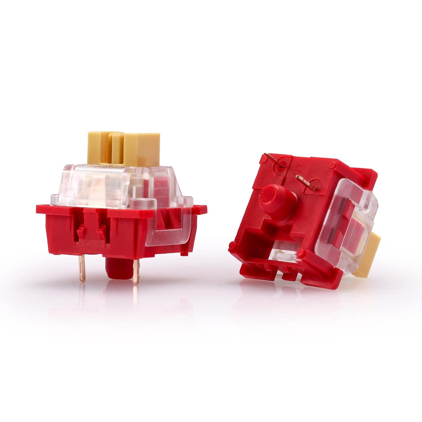 BOLT AXTION Bullet-QT Mechanical Switches Mounted, Hot-Swappable, 3-Pin Plate Mounted, DIY Keyboard Mod Kit with 50 Million Clicks (24 pcs, Keycap + Switch Puller)