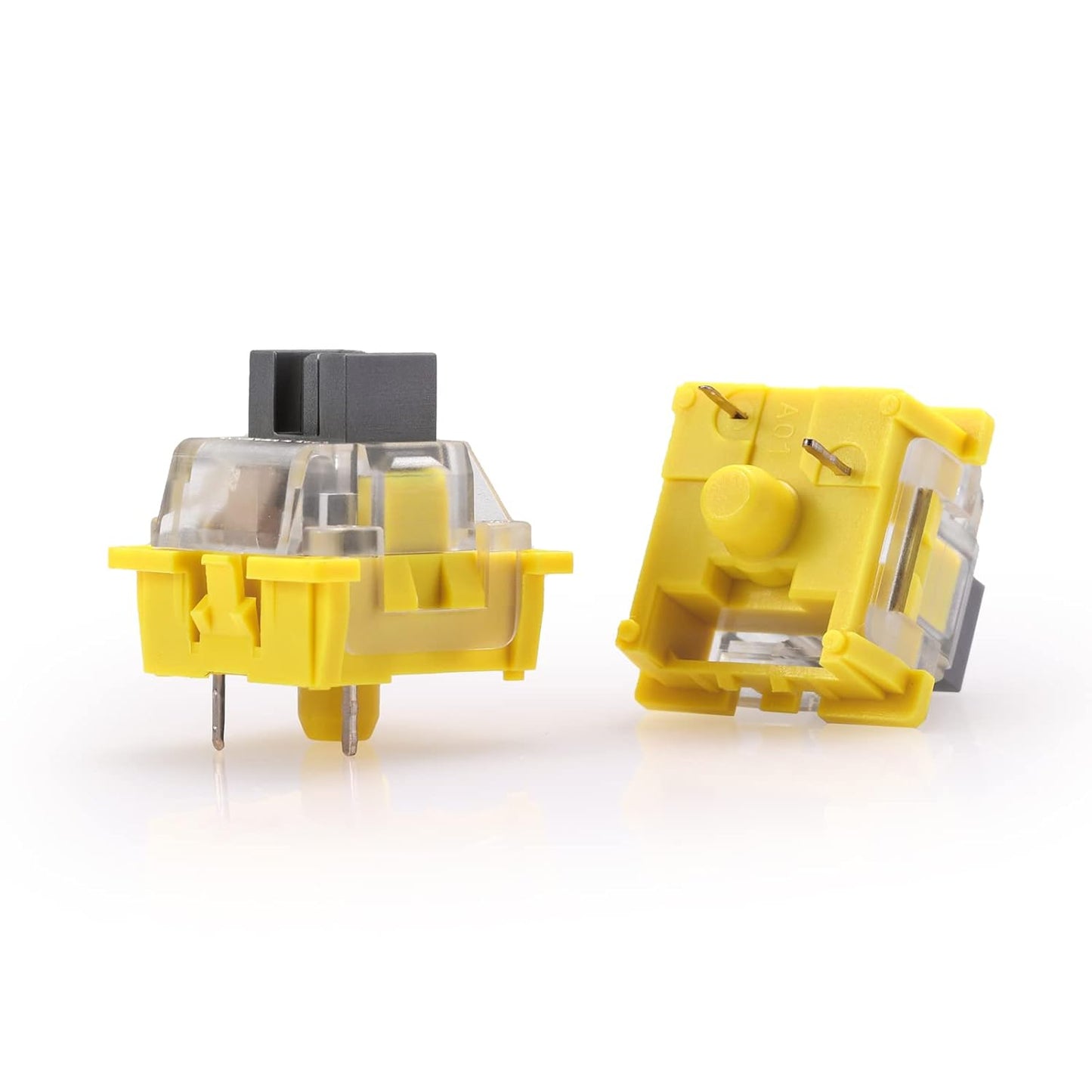 BOLT AXTION Bullet-QT Mechanical Switches Mounted, Hot-Swappable, 3-Pin Plate Mounted, DIY Keyboard Mod Kit with 50 Million Clicks (24 pcs, Keycap + Switch Puller)