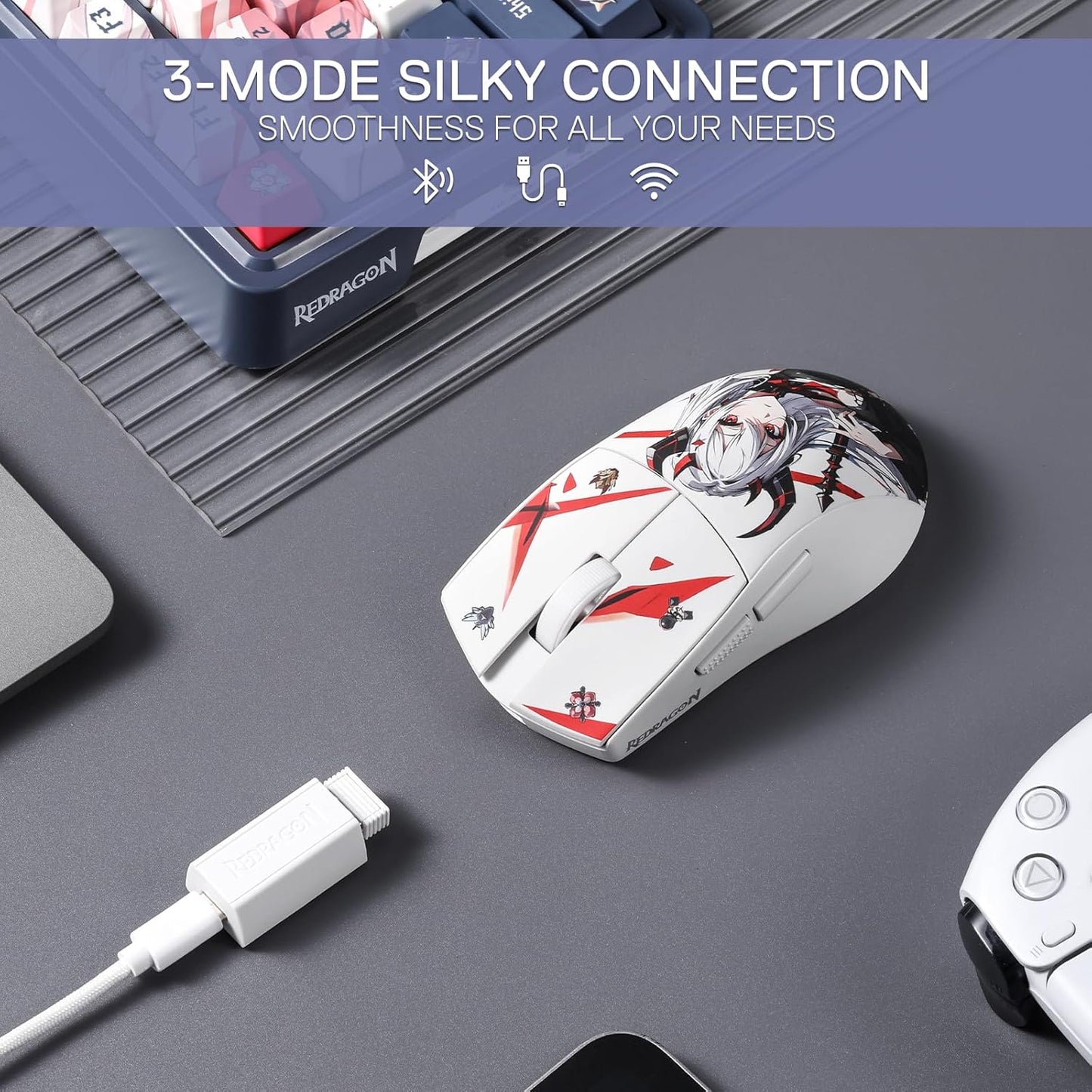 BOLT AXTION EISA K1NG M916 PRO Gaming Mouse | 1K Hz Ultra-High Precision | Ergonomic Design for Pro Gamers