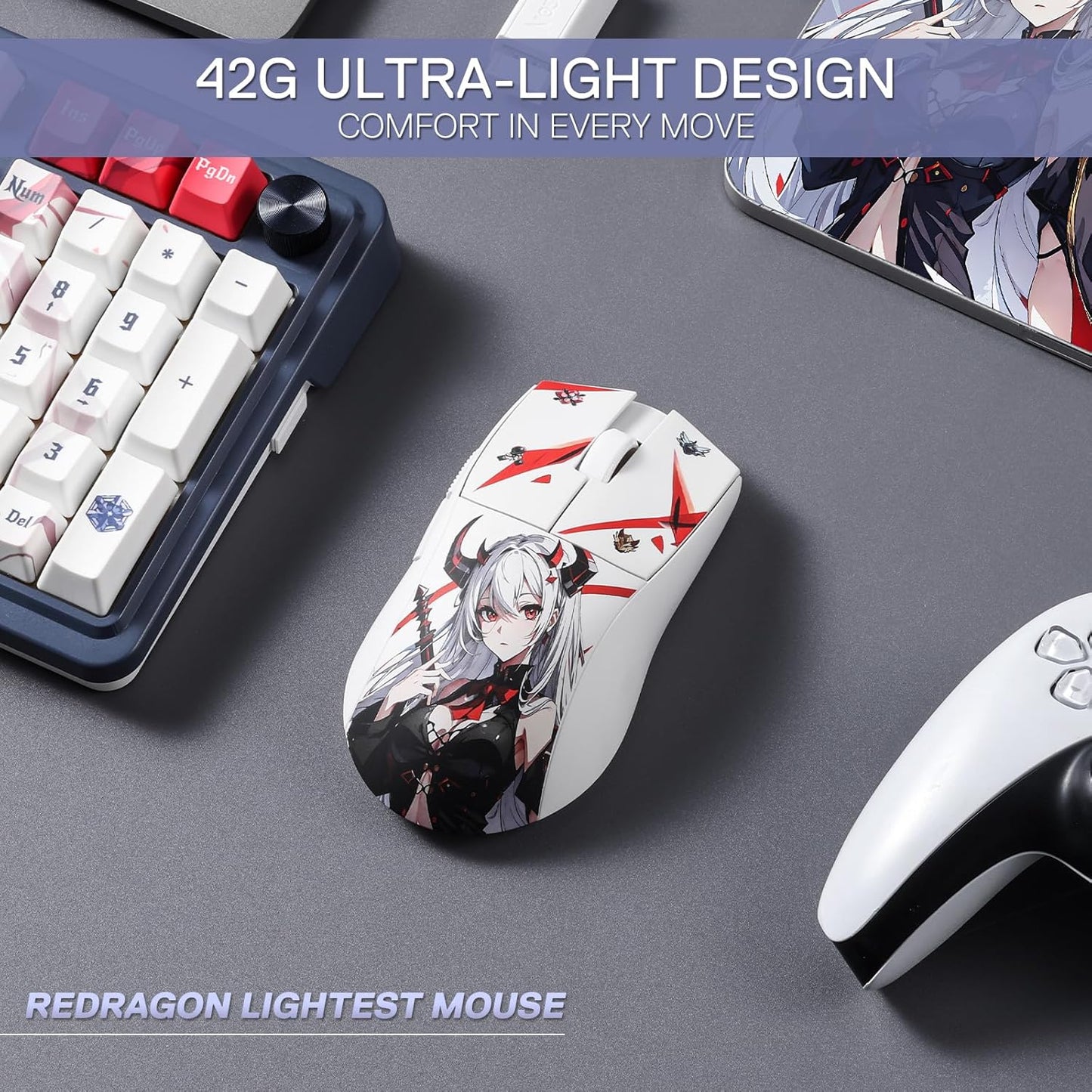 BOLT AXTION EISA K1NG M916 PRO Gaming Mouse | 1K Hz Ultra-High Precision | Ergonomic Design for Pro Gamers