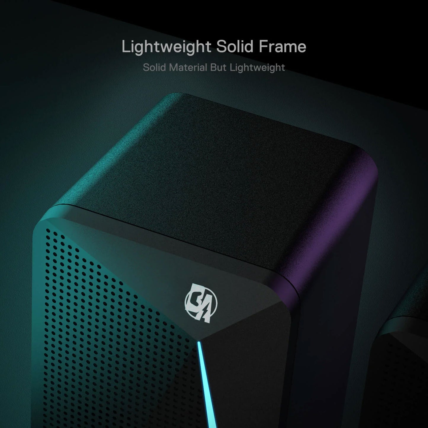 BOLT AXTION WALTZ GS510 RGB Desktop Speakers - 2.0 Channel PC Speakers with LED Backlight, Enhanced Bass & USB Power