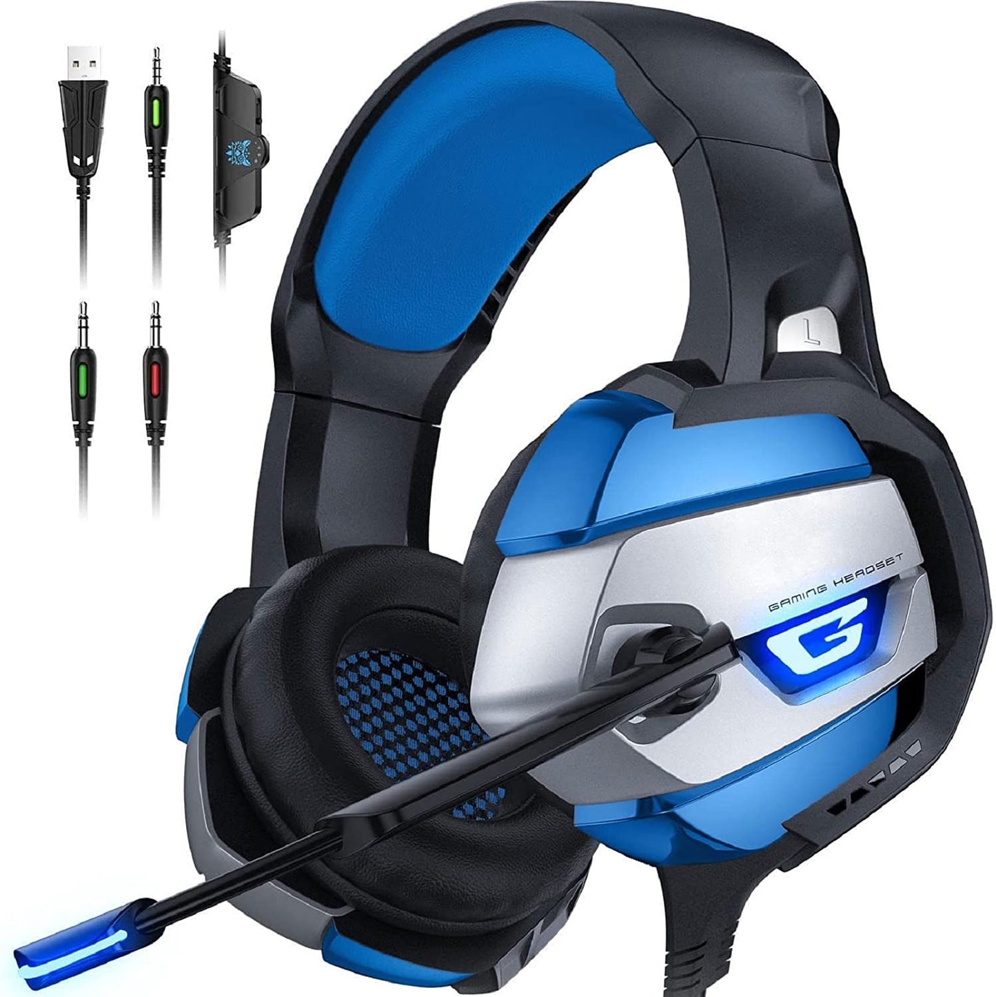 BOLT AXTION Gaming Headset with Microphone, Gaming Headphones Stereo 7.1
