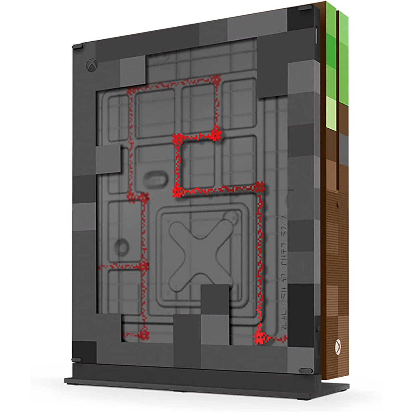 Microsoft 23C-00001 Xbox One S Minecraft Limited Edition 1TB Gaming Console with 2 Controller Included BOLT AXTION Bundle Like New
