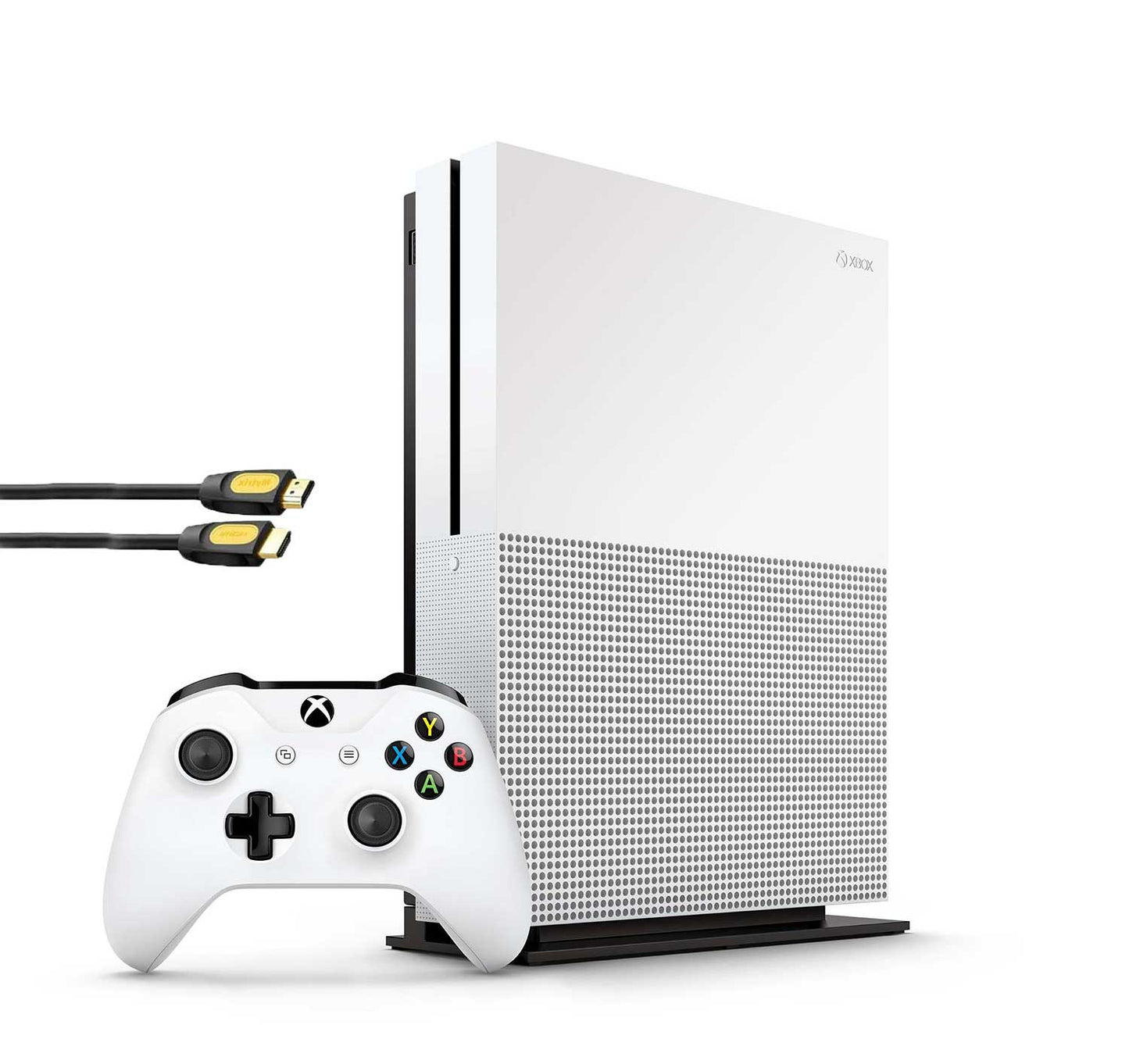 Microsoft 234-00051 Xbox One S White 1TB Gaming Console with BOLT AXTION Bundle Like New