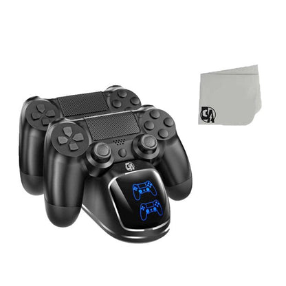 PlayStation 4 Controller Dock Station Charger with 1.8-Hours Charging Chip BOLT AXTION
