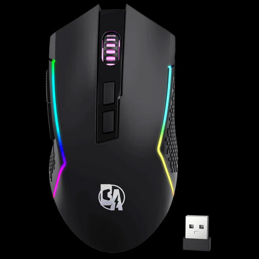 BOLT AXTION M693 Wireless Gaming Mouse, 8000 DPI, 3-Mode BT/2.4G, 7 Macro Buttons, PC/Mac/Laptop