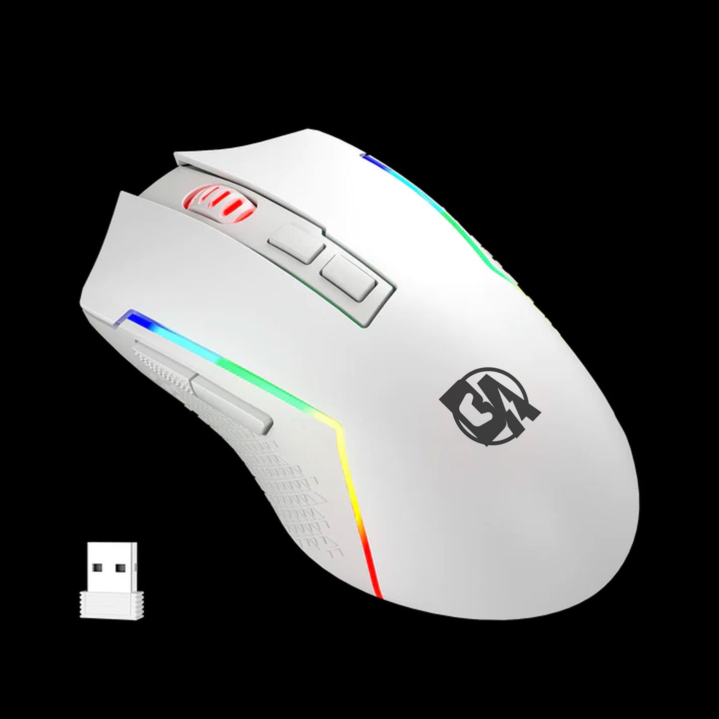 BOLT AXTION M693 Wireless Gaming Mouse, 8000 DPI, 3-Mode BT/2.4G, 7 Macro Buttons, PC/Mac/Laptop