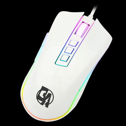 BOLT AXTION M711 Cobra Gaming Mouse - RGB Backlit, 10,000 DPI, Ergonomic, 7 Programmable Buttons.