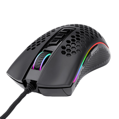 BOLT AXTION M808 Storm RGB Gaming Mouse, 85g, 12,400 DPI, 7 Programmable Buttons, Lightweight.