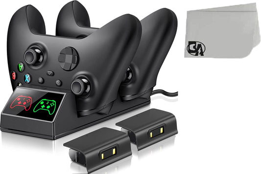 Controller Charger Station for Xbox One Rechargeable Battery Pack Compatible With Xbox Series