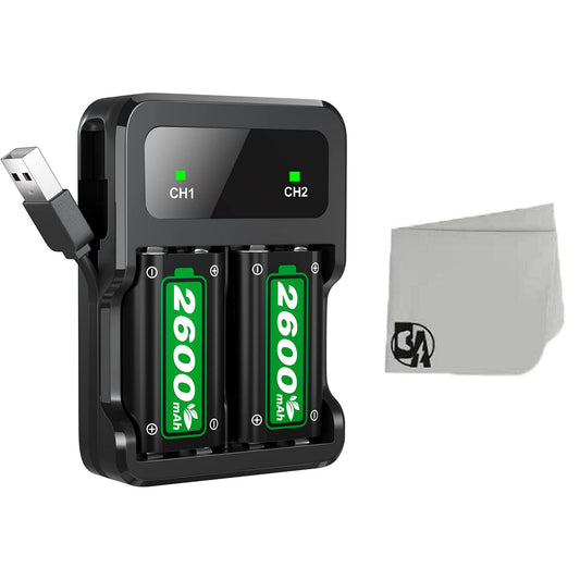 Fast Charging 2600mAh Rechargeable Battery Packs With Charger for Xbox Series