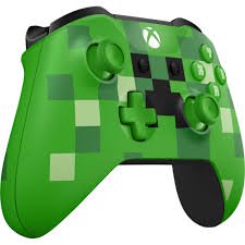 Microsoft 23C-00001 Xbox One S Minecraft Limited Edition 1TB Gaming Console 2 Controller Included BOLT AXTION Bundle Used