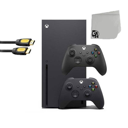 Xbox Series X 16GB Video Game Console Black BOLT AXTION Bundle with 2 Controller Refubrished