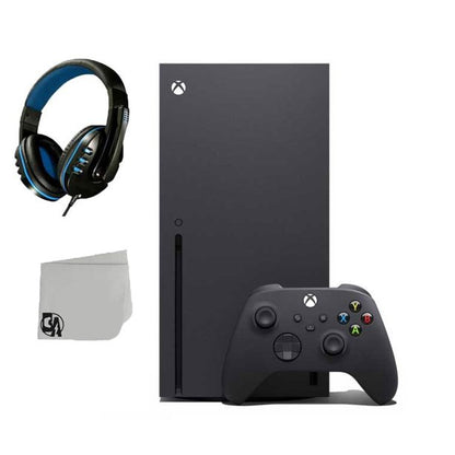 Xbox Series X 16GB Video Game Console Black BOLT AXTION Bundle Like New