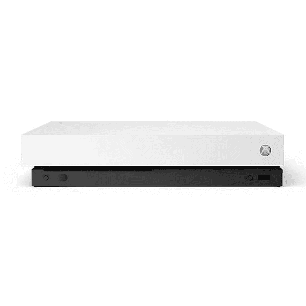 Microsoft Xbox One X 1TB Gaming Console White with BOLT AXTION Bundle Refurbished