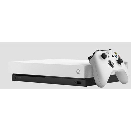 Microsoft Xbox One X 1TB Gaming Console White with HDMI Cable (Refurbished)