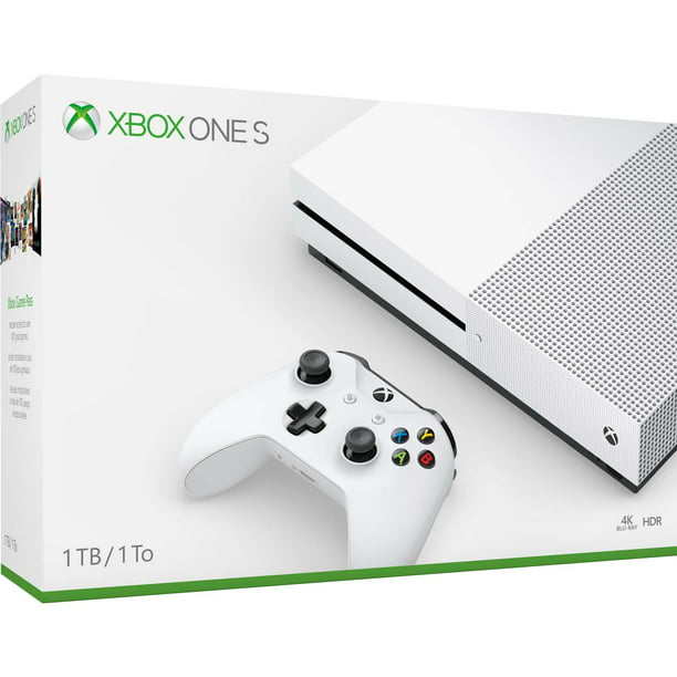 Microsoft 234-00051 Xbox One S White 1TB Gaming Console with HDMI Cable (Like New)