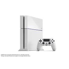 Sony PlayStation 4 500GB Gaming Console White 2 Controller Included BOLT AXTION Bundle Used